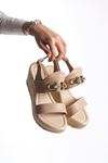 SENAY Vizon Cilt Kadın Platform Ayakkabı